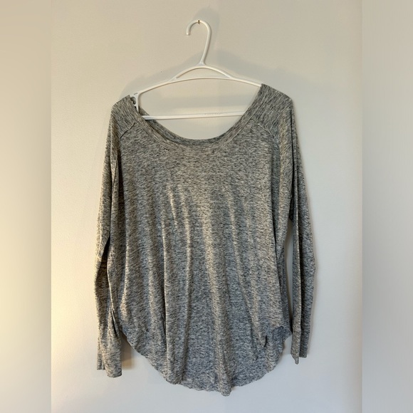 TNA Tops - Grey TNA Aritzia Long Sleeve Top​